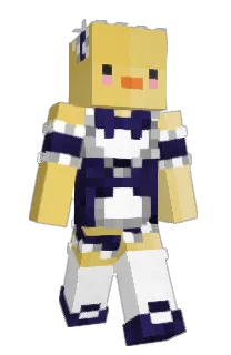 Front of zailophone's skin