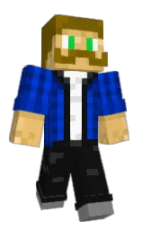Dipido's Minecraft skin wearing the Migrator cape