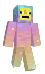 black and calico Minecraft skin — Classic model — first worn by LilGuyWithHat