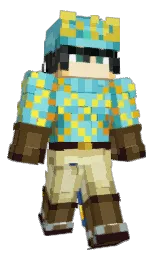 metallic bronze and viking Minecraft skin — Slim model — first worn by M4nz4na