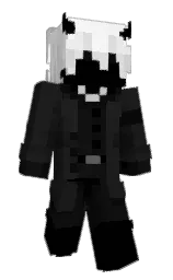 cod gray and black Minecraft skin — Slim model — first worn by miceliii