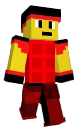 ripe lemon and black Minecraft skin — Classic model — first worn by Sendro123