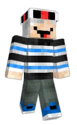mine shaft and mercury Minecraft skin — Classic model