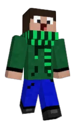 parsley and malachite Minecraft skin — Classic model — first worn by Hundi119