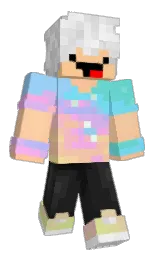 kingprobr's Minecraft skin wearing the Aurora cape