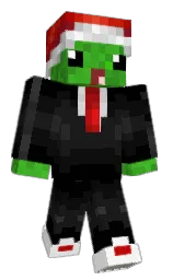 black and cod gray Minecraft skin — Classic model