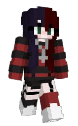 mine shaft and cod gray Minecraft skin — Slim model — first worn by xNikiii
