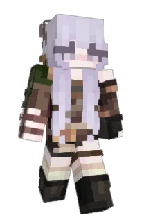 Front of bonq's skin