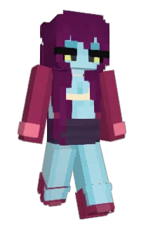 Front of Bupply's skin