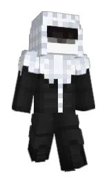 72Os's Minecraft skin wearing the Twisted cape
