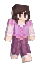 cannon pink and congo brown Minecraft skin — Slim model