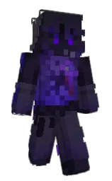 mirage and steel gray Minecraft skin — Classic model — first worn by ryxson