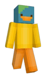 wabblz's Minecraft skin wearing the Copper cape