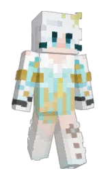 Theresawww's Minecraft skin wearing the 15th Anniversary cape