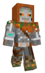 gray and alto Minecraft skin — Classic model — first worn by I1TeaK