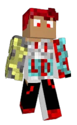 white and black Minecraft skin — Classic model