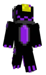 black and tuna Minecraft skin — Classic model