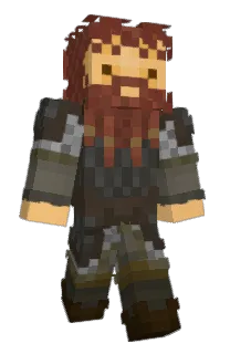 Front of Waffenheimer's skin