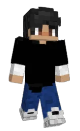black and mine shaft Minecraft skin — Slim model — first worn by REL3X