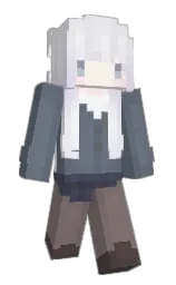 WaziF's Minecraft skin wearing the Vanilla cape