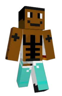 Front of Krijan's skin