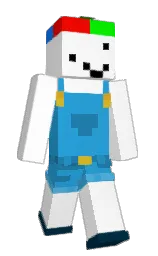FrozenMistDragon's Minecraft skin wearing the Pan cape