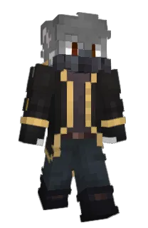 Front of Dinofroz's skin