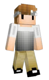 black and seashell Minecraft skin — Slim model