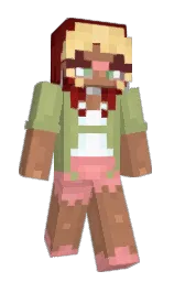 muddy waters and green smoke Minecraft skin — Slim model — first worn by PiecesofReeses