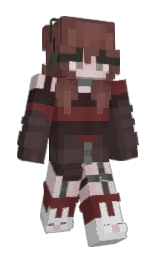 woody brown and congo brown Minecraft skin — Slim model — first worn by GucciWaffles