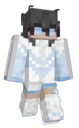 SunnySylveon's Minecraft skin wearing the Aurora cape