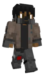 cod gray and pine cone Minecraft skin — Classic model — first worn by tchaizin