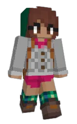 dusty gray and aqua deep Minecraft skin — Slim model — first worn by YuujiItadorii