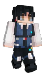 shark and woodsmoke Minecraft skin — Classic model — first worn by DoodleIAM