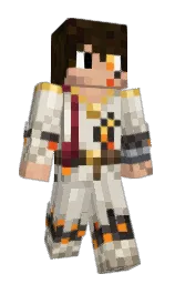 satin linen and sisal Minecraft skin — Classic model — first worn by Jorik_Smith