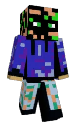 black and governor bay Minecraft skin — Classic model