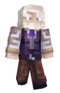 Front of GeoViolet's skin