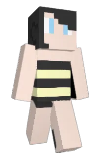 Front of SunflowerBeeCat's skin