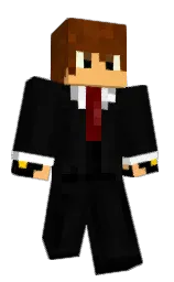 OrangeYT's Minecraft skin wearing the Migrator cape