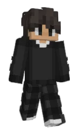 mine shaft and cod gray Minecraft skin — Slim model — first worn by GodDamnMalik