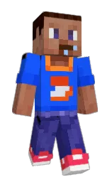 blue ribbon and cape palliser Minecraft skin — Classic model — first worn by MLK15