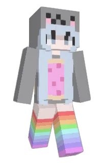 Front of yvescat's skin