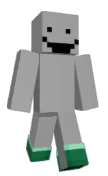 silver chalice and gray Minecraft skin — Classic model — first worn by Dynasty7