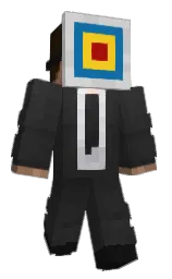 gameoverboy666's Minecraft skin wearing the 15th Anniversary cape