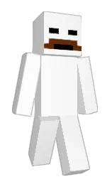 white and cioccolato Minecraft skin — Classic model — first worn by Yazood_