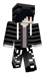 black and mine shaft Minecraft skin — Slim model — first worn by larperest