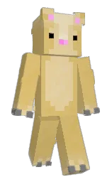 NotWzl's Minecraft skin wearing the Builder cape