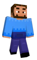 silver chalice and apricot Minecraft skin — Classic model