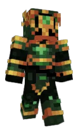 OmegaKnight_'s Minecraft skin wearing the Vanilla cape
