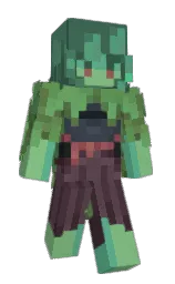 black and killarney Minecraft skin — Slim model — first worn by slugfaerie